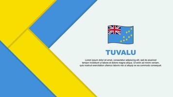 tuvalu flagga abstrakt bakgrund design mall. tuvalu oberoende dag baner tecknad serie vektor illustration. tuvalu illustration