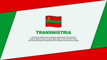 Transnistrien Flagge abstrakt Hintergrund Design Vorlage. Transnistrien Unabhängigkeit Tag Banner Karikatur Vektor Illustration. Transnistrien Banner