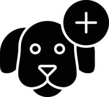 Bedienung Hund Vektor Symbol