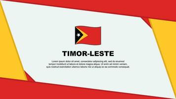 timor leste flagga abstrakt bakgrund design mall. timor leste oberoende dag baner tecknad serie vektor illustration. timor leste oberoende dag