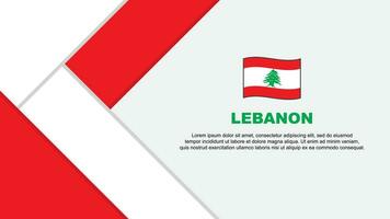 libanon flagga abstrakt bakgrund design mall. libanon oberoende dag baner tecknad serie vektor illustration. libanon illustration