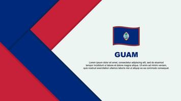 guam Flagge abstrakt Hintergrund Design Vorlage. guam Unabhängigkeit Tag Banner Karikatur Vektor Illustration. guam Illustration