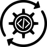 kontinuierlich Integration Vektor Symbol