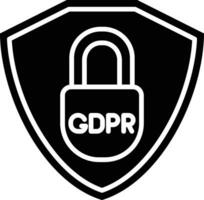 gdpr Politik Vektor Symbol