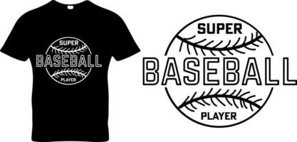 super baseboll säsong t-shirt design super mamma baseboll säsong vektor