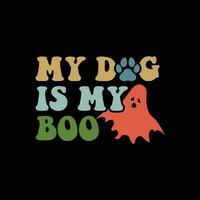 meine Hund ist meine Boo vektor