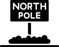 Norden Pole Vektor Symbol