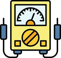 Voltmeter-Vektorsymbol vektor