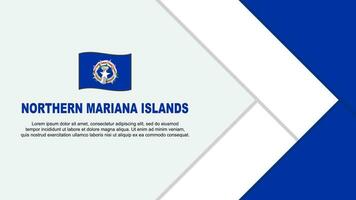 nordlig mariana öar flagga abstrakt bakgrund design mall. nordlig mariana öar oberoende dag baner tecknad serie vektor illustration. nordlig mariana öar tecknad serie