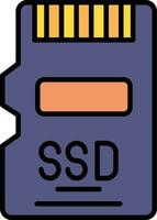 ssd Karte Vektor Symbol