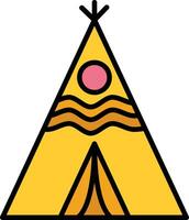 Wigwam Vektor Symbol