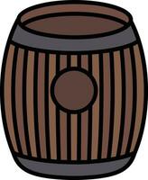 Barrel-Vektor-Symbol vektor