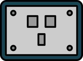 Socket-Vektor-Symbol vektor