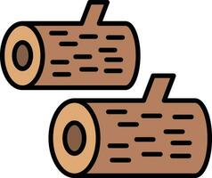 Baum Log Vektor Symbol