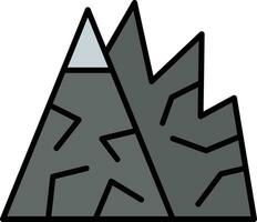 Berge-Vektor-Symbol vektor