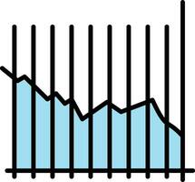 Trend Diagramm Vektor Symbol