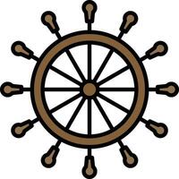 nautisch Rad Vektor Symbol