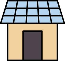 Solar- Haus Vektor Symbol
