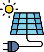 Vektorsymbol für Solarpanel vektor