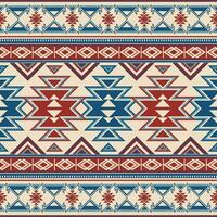 inföding mönster amerikan stam- indisk prydnad mönster geometrisk etnisk textil- textur stam- aztec mönster navajo mexikansk tyg sömlös vektor dekoration mode