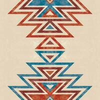 einheimisch Muster amerikanisch Stammes- indisch Ornament Muster geometrisch ethnisch Textil- Textur Stammes- aztekisch Muster navajo Mexikaner Stoff nahtlos Vektor Dekoration Mode