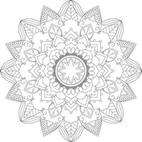 Vektor abstrakt Mandala Muster. Design zum ein Hintergrund Farbe Hemd und Fliese Aufkleber Design, Färbung Buch Spitze Muster das Tätowierung. Mandala. Mandala Färbung Seiten. Blume Mandala. Färbung Seiten