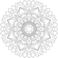 Vektor abstrakt Mandala Muster. Design zum ein Hintergrund Farbe Hemd und Fliese Aufkleber Design, Färbung Buch Spitze Muster das Tätowierung. Mandala. Mandala Färbung Seiten. Blume Mandala. Färbung Seiten