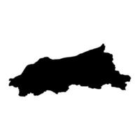 jijel Provinz Karte, administrative Aufteilung von Algerien. vektor