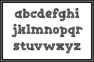 vielseitig Sammlung von Schädel Alphabet Briefe zum verschiedene Verwendet vektor