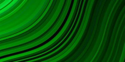 dunkelgrüner Vektorhintergrund mit Bögen. vektor