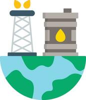 Öl Erkundung Vektor Symbol