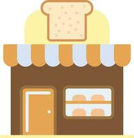 Bäckerei-Shop-Vektor-Symbol vektor