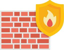 Firewall-Vektor-Symbol vektor