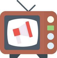 Fernseher kommerziell Vektor Symbol