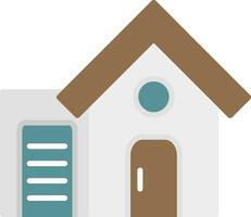 friliggande hus vektor ikon