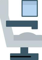 flygplan sittplats vektor ikon