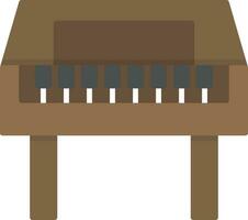trä- piano vektor ikon