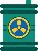 nuklear Abfall Vektor Symbol