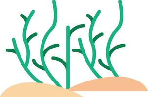 Wüste Gras Vektor Symbol