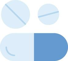 piller och tabletter vektor ikon