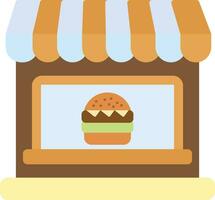 Burger Geschäft Vektor Symbol