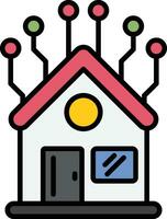 Zuhause Netzwerk Vektor Symbol