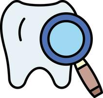 Dental Untersuchung Vektor Symbol