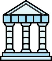 griechisch Tempel Vektor Symbol