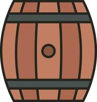 Barrel-Vektor-Symbol vektor