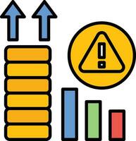 risk investering vektor ikon
