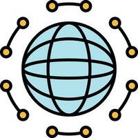 Globalität Vektor Symbol