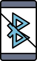 Bluetooth deaktiviert Vektor Symbol