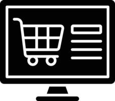 E-Commerce Plattform Vektor Symbol