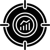 Ziel Markt Vektor Symbol